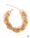 Paparazzi Accessories Urban Acoustics - Gold Necklace Set