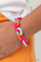 Paparazzi Accessories Go the Extra SMILE - Pink Bracelet