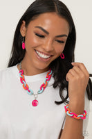 Paparazzi Accessories Go the Extra SMILE - Pink Bracelet