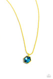 Paparazzi Accessories Sprinkle of Simplicity - Yellow Necklace