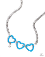 Paparazzi Accessories Heart Homage - Blue Necklace