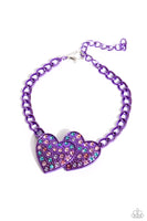 Paparazzi Accessories Lovestruck Lineup&nbsp; - Purple Bracelet