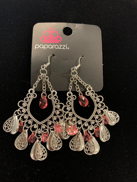 Paparazzi Accessories Musical Gardens Pink Earring