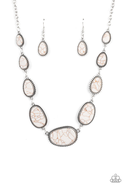 Paparazzi Accessories Elemental Eden White Necklace