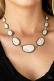 Paparazzi Accessories Elemental Eden White Necklace