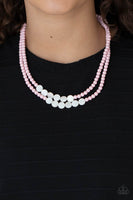 Paparazzi Accessories Extended STAYCATION Pink Necklace