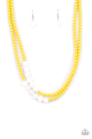 Paparazzi Accessories Extended STAYCATION Yellow Necklace