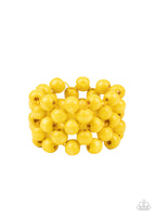 Paparazzi Accessories Tiki Tropicana Yellow Bracelet