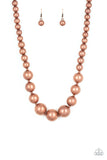 Paparazzi Accessories Living Up To Reputation Copper Necklace