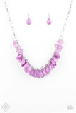 Paparazzi Accessories Colorfully Clustered Purple Necklace