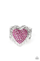 Paparazzi Accessories Romantic Escape - Pink Ring