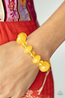 Paparazzi Accessories Keep GLOWING Forward Yellow Bracelet