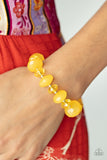 Paparazzi Accessories Keep GLOWING Forward Yellow Bracelet