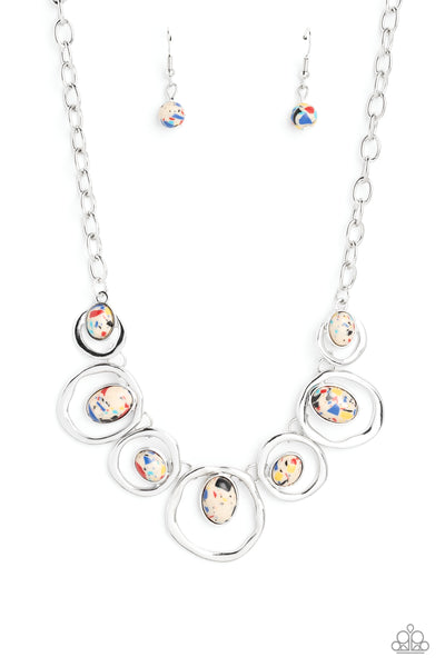 Paparazzi Accessories Marble Myriad - Yellow Necklace