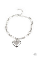 Paparazzi Accessories Sweetheart Secrets - White Bracelet