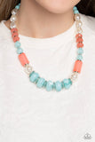 Paparazzi Accessories A SHEEN Slate - Blue Necklace