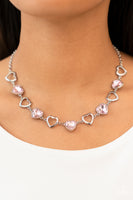 Paparazzi Accessories Contemporary Cupid - Pink Necklace