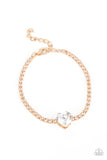 Paparazzi Accessories Flirty Fiancé - Gold Bracelet