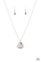 Paparazzi Accessories Happily Heartwarming - Pink Necklace