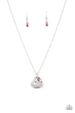 Paparazzi Accessories Happily Heartwarming - Pink Necklace