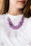 Paparazzi Accessories Colorfully Clustered Purple Necklace