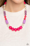 Paparazzi Accessories A SHEEN Slate - Pink Necklace