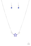 Paparazzi Accessories United We Sparkle - Blue Necklace