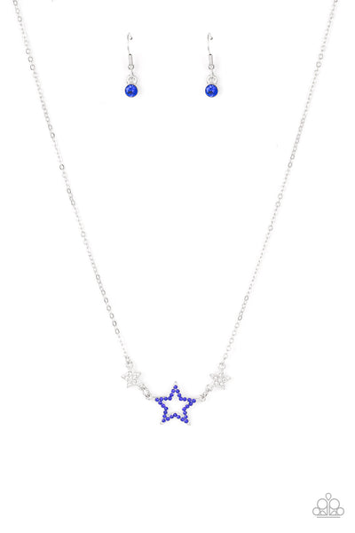 Paparazzi Accessories United We Sparkle - Blue Necklace