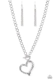 Paparazzi Accessories Reimagined Romance - Silver Necklace