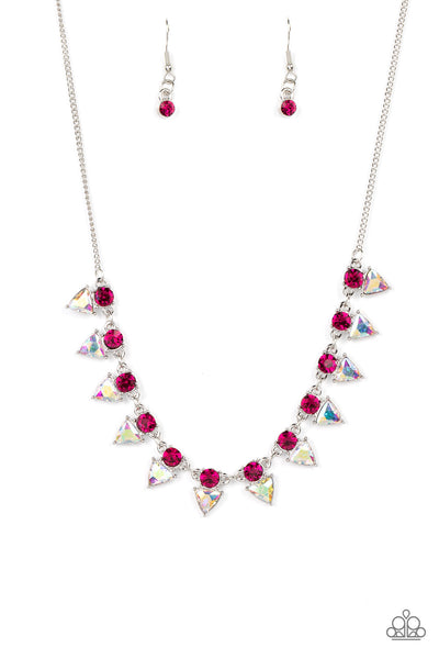 Paparazzi Accessories Razor-Sharp Refinement - Pink Necklace