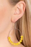 Paparazzi Accessories Catch a Breeze Yellow Earrings