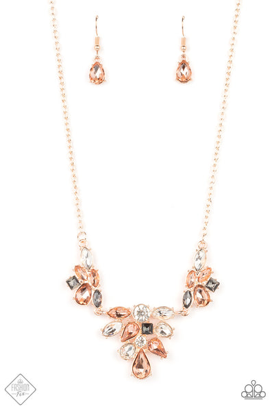 Paparazzi Accessories Completely Captivated - Rose Gold Necklace