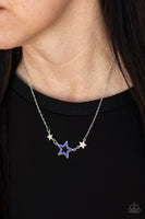 Paparazzi Accessories United We Sparkle - Blue Necklace