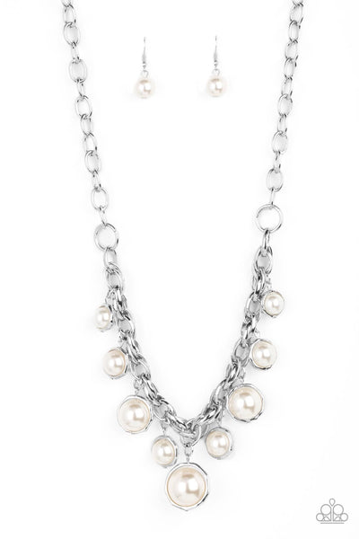 Paparazzi Acessories Revolving Refinement White Necklace