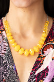 Paparazzi Accessories Happy GLOW-Lucky Yellow Necklace