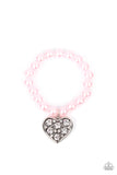 Paparazzi Accessories Cutely Crushing - Pink Bracelet