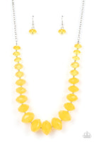 Paparazzi Accessories Happy GLOW-Lucky Yellow Necklace