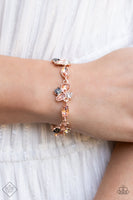 Paparazzi Accessories Completely Captivated - Rose Gold Necklace & Bracelet Set