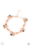 Paparazzi Accessories Completely Captivated - Rose Gold Necklace & Bracelet Set