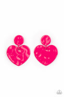 Paparazzi Accessories Just a Little Crush - Pink Earrings